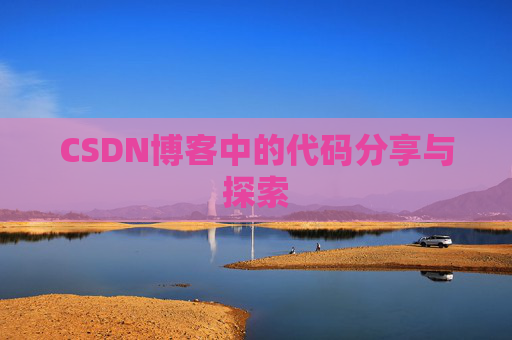 CSDN博客中的代码分享与探索 CSDN博客中的代码分享与探索